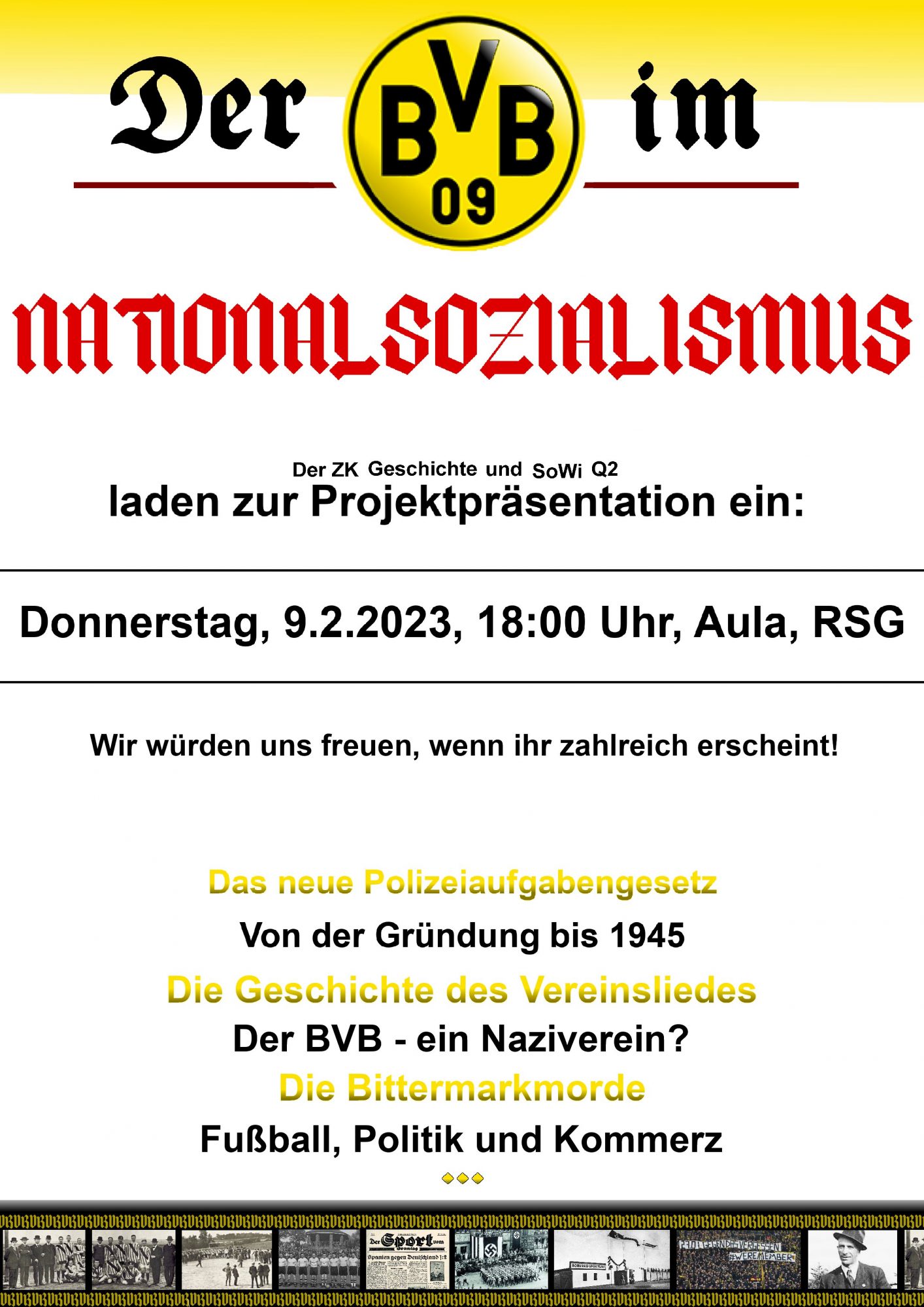 BVB Veranstaltung Flyer